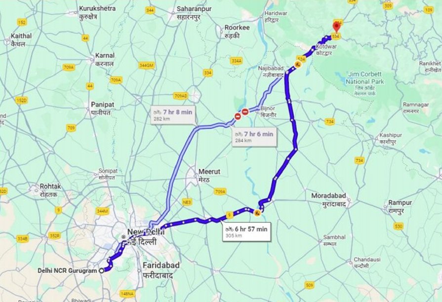 Hill View Plots Location map